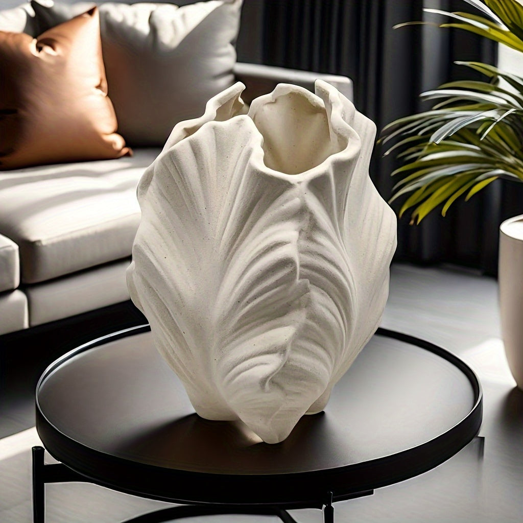 Ovalen Balans | Bohemian Keramiek Vaas | Subtiele Luxe | Unieke Decoratie