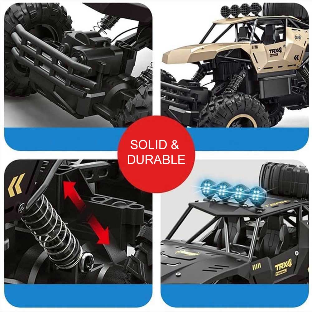6-Wiel RC Monster Truck – Off-Road 1/12 Schaal Met Geavanceerde 2.4GHz Technologie en Hoge Snelheid