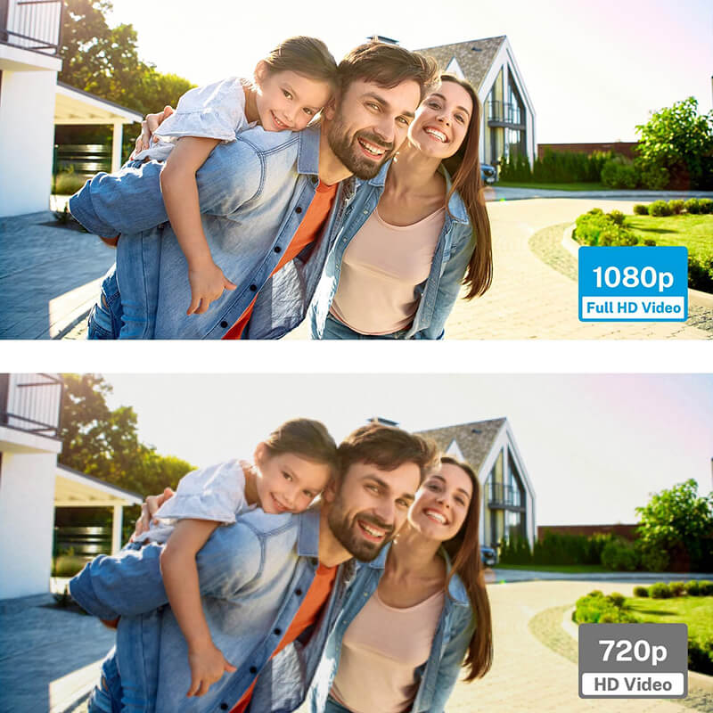 Draadloze Video Deurbel Camera 1080P – Met Nachtzicht & Bewegingsdetectie