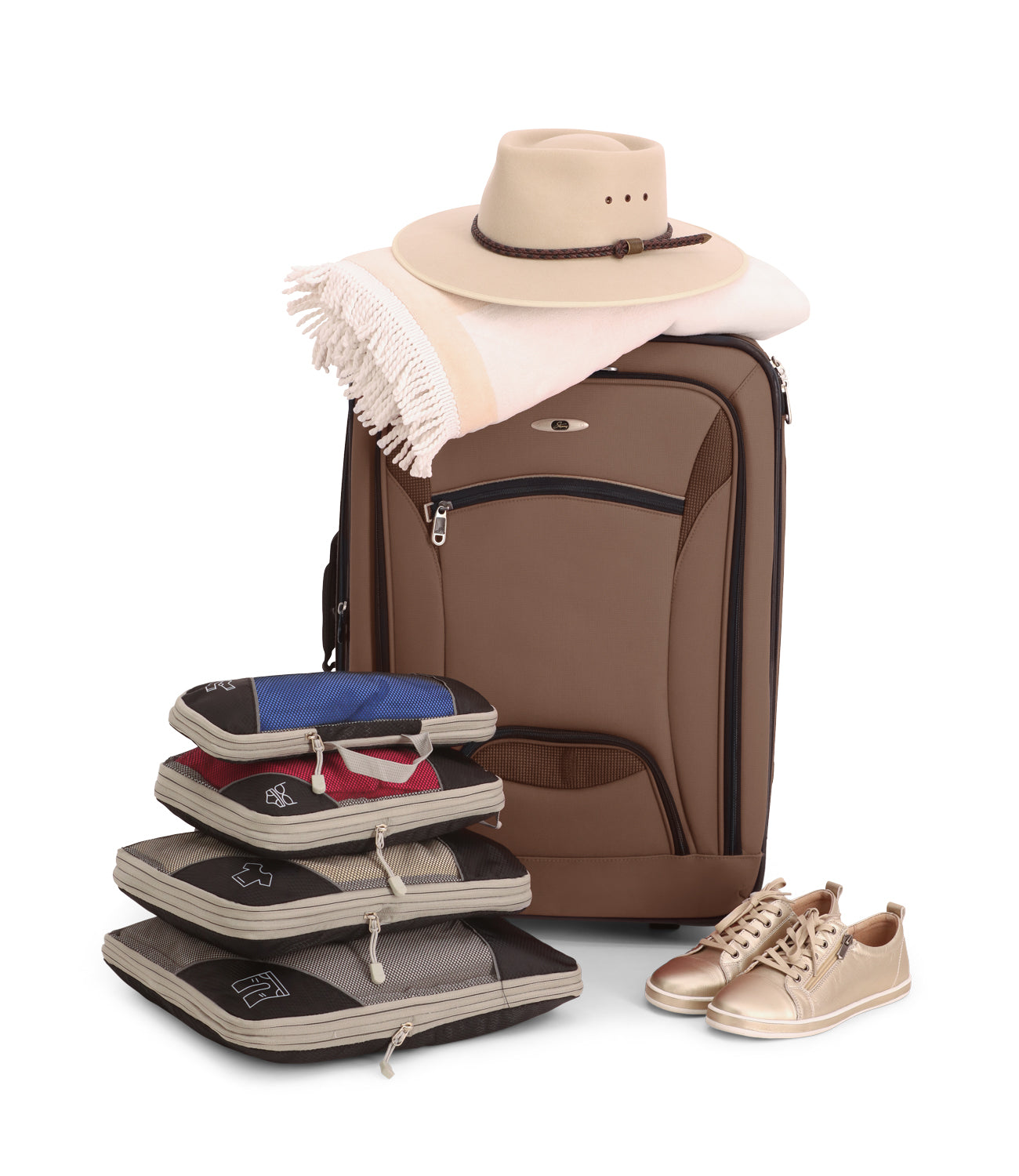 Kompressie Reisorganisers | Slimme Inpakoplossing | Ruimtebesparende Bagage Cubes | Perfect Voor Vakanties & Zakenreizen | 5-delig Set | Lichtgewicht & Duurzaam | Maximale Ruimtebesparing | Avontuurlijke Reiskompanen