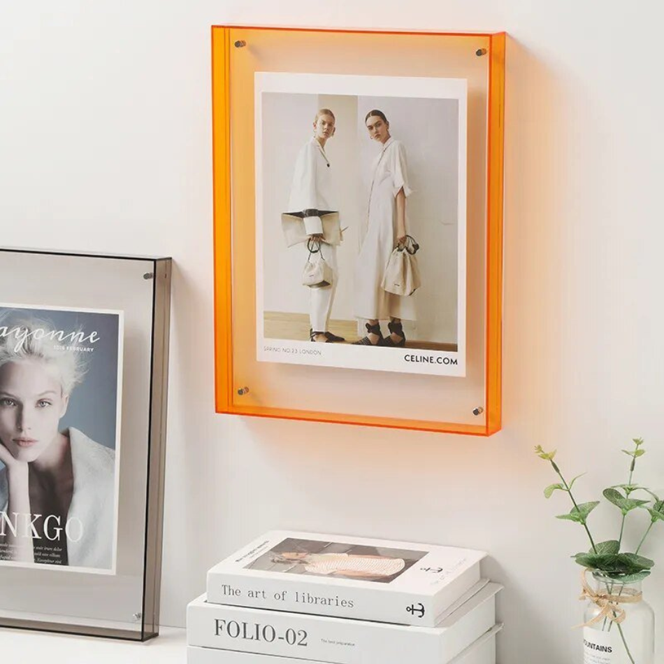 ListingFrame | Decoratief Fotolijstje van Levendig Gekleurd Transparant Acryl