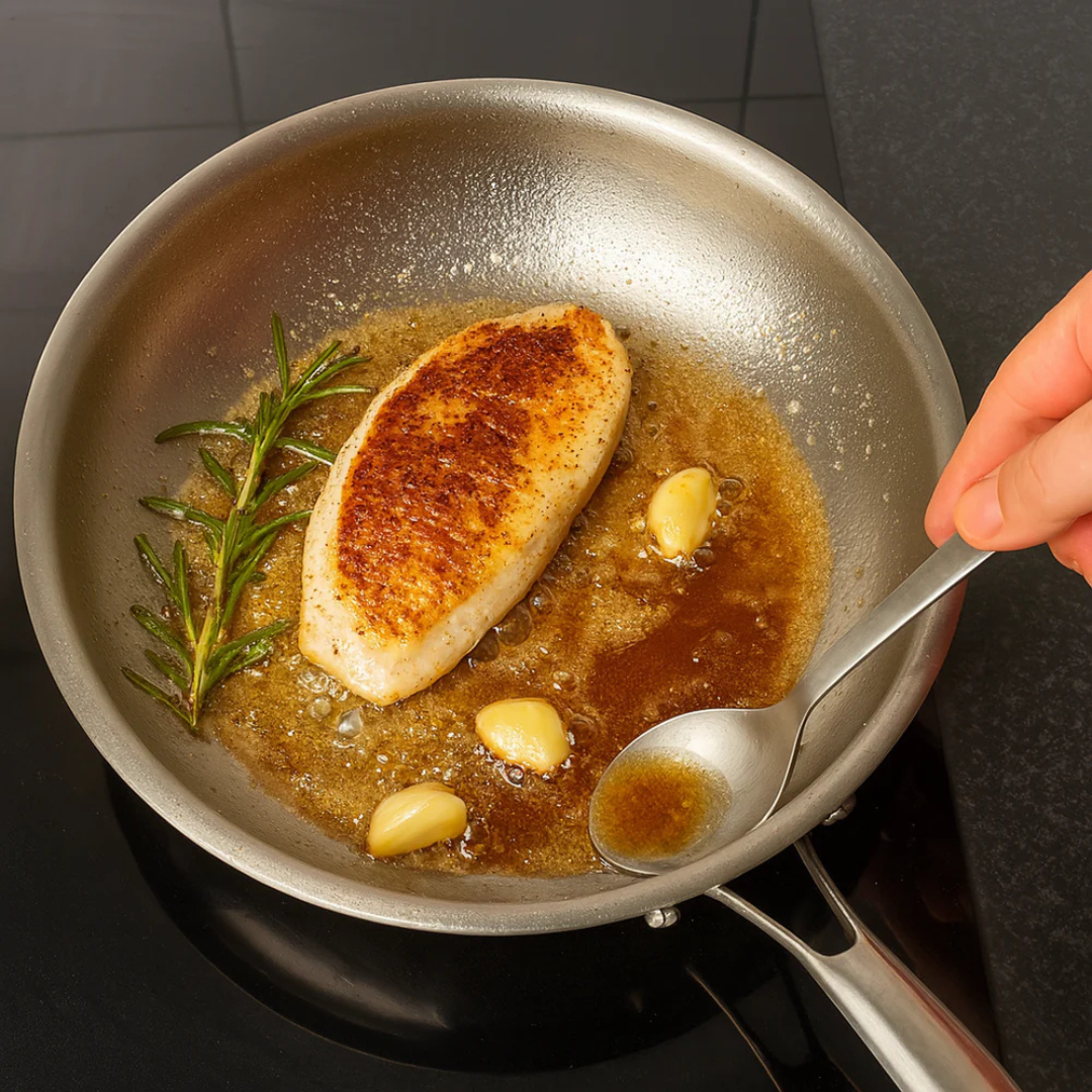 Titanium Pannenset – Pan, Keukengerei & Snijplank | Duurzame Keuken Essentials