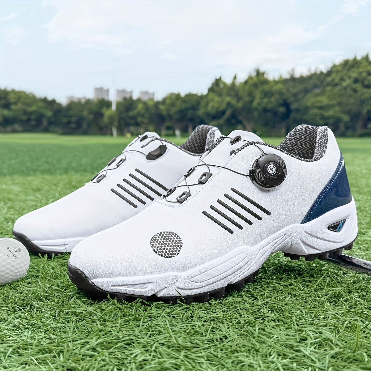 Golfeasy | Golfschoenen Heren met Grip & Sluitmechanisme met Draaiknop | Draaibaar vetersysteem | Draaisluiting | Lichtgewicht & Ademend Ontwerp