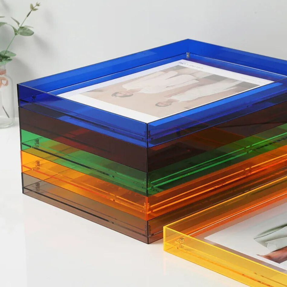 ListingFrame | Decoratief Fotolijstje van Levendig Gekleurd Transparant Acryl