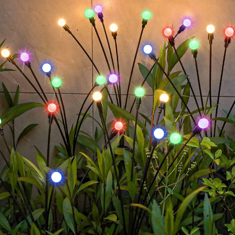 FireFlies | sfeervolle LED tuinverlichting | Zonne-energie tuinlampen buitenverlichting automatische LED-lampen weersbestendig energiezuinig eenvoudig te installeren veilige buitenlampen esthetisch aantrekkelijk voor tuin en balkon