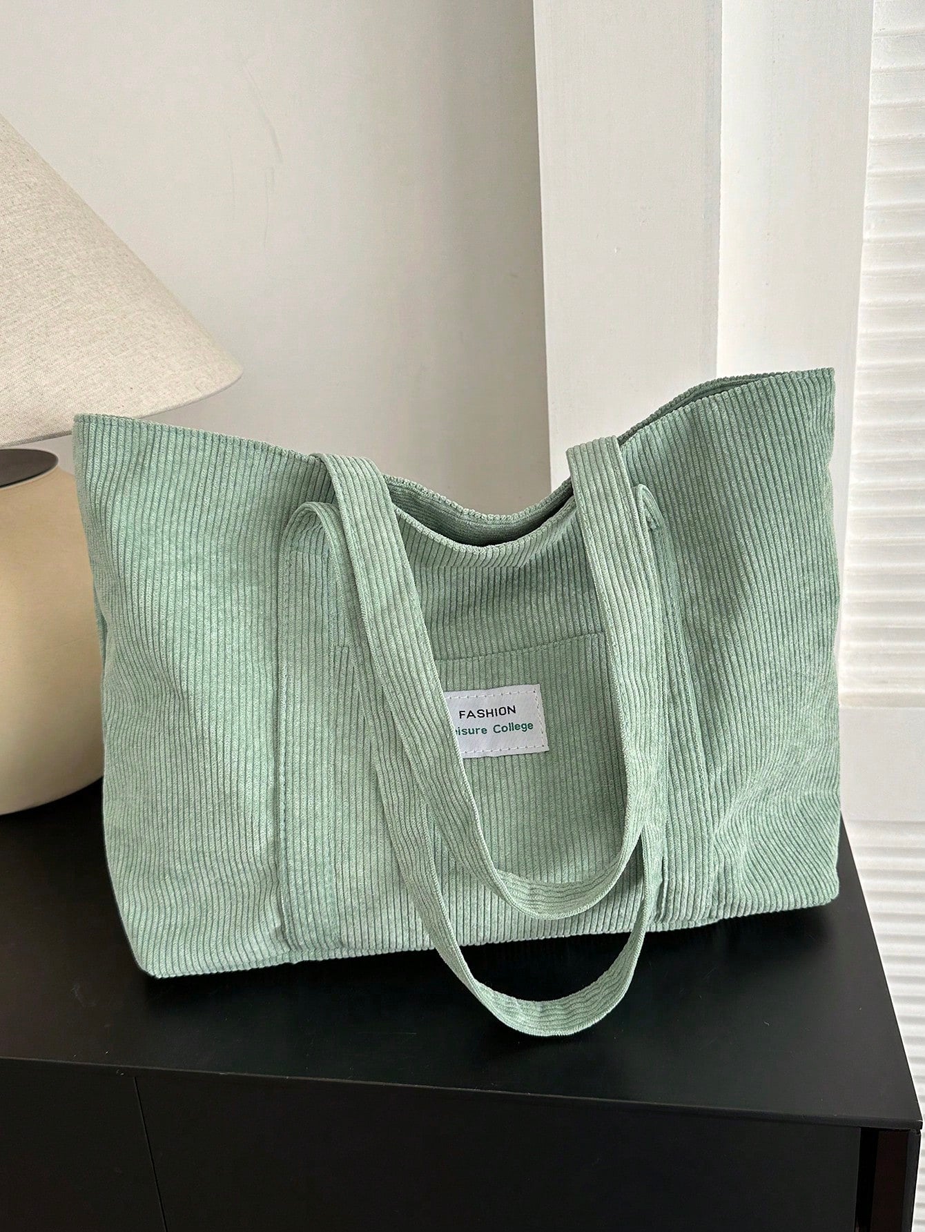 Corduroy Tote Bag Groot Formaat | Schooltas | Voor school, studenten en werk