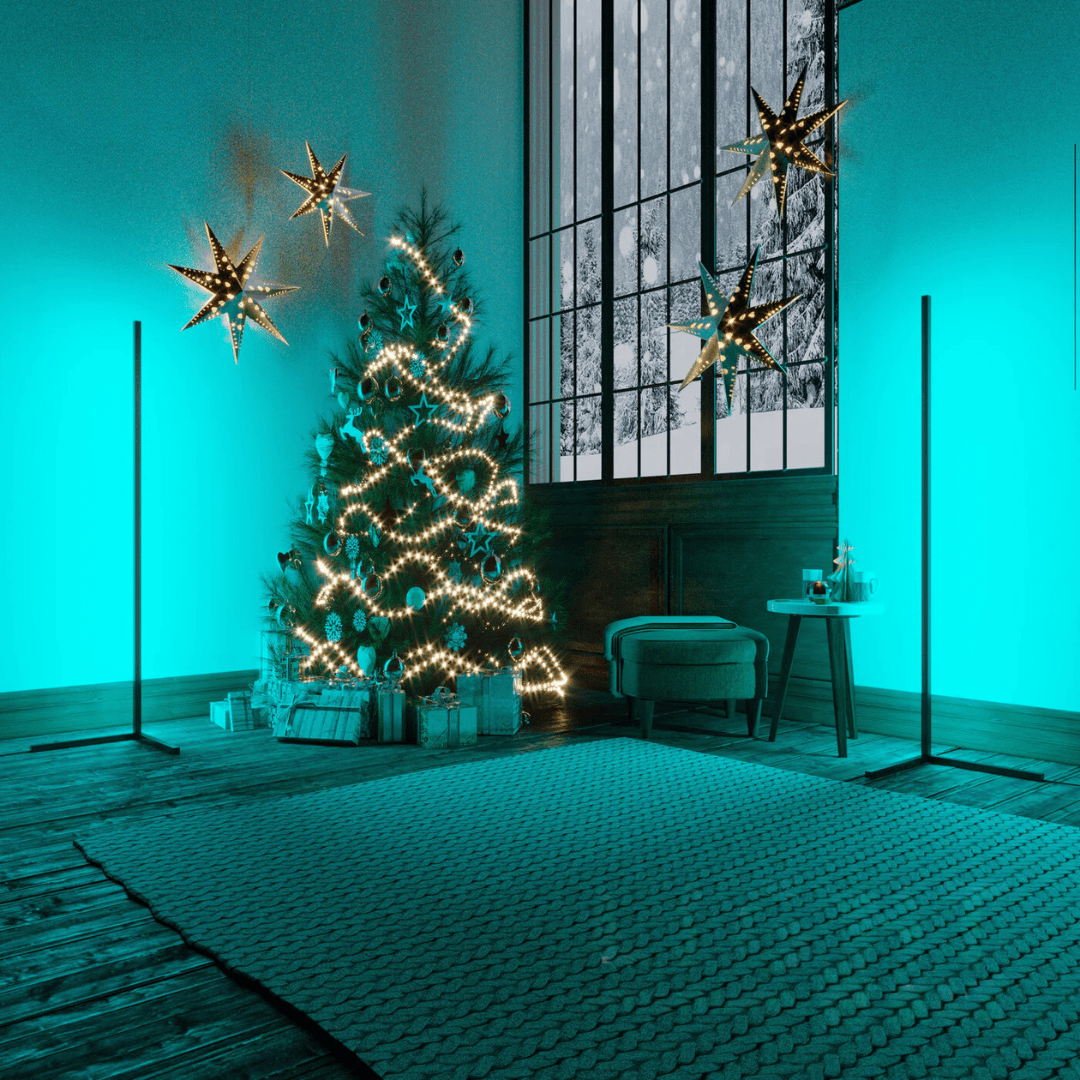 Ambiance Dimbare LED Vloerlamp – Luxe Verlichting met 1+ Miljoen Kleuren