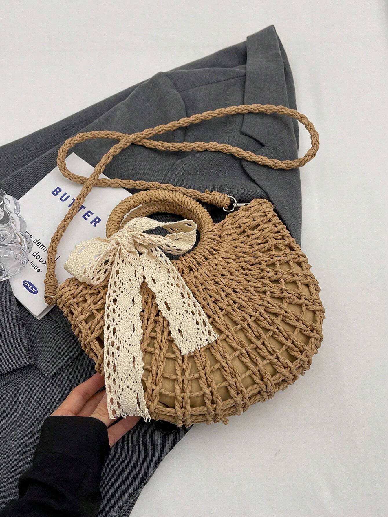 Strohandtas Strandstijl Zomer | Strandtas | Vakantietas met zomerse uitstraling