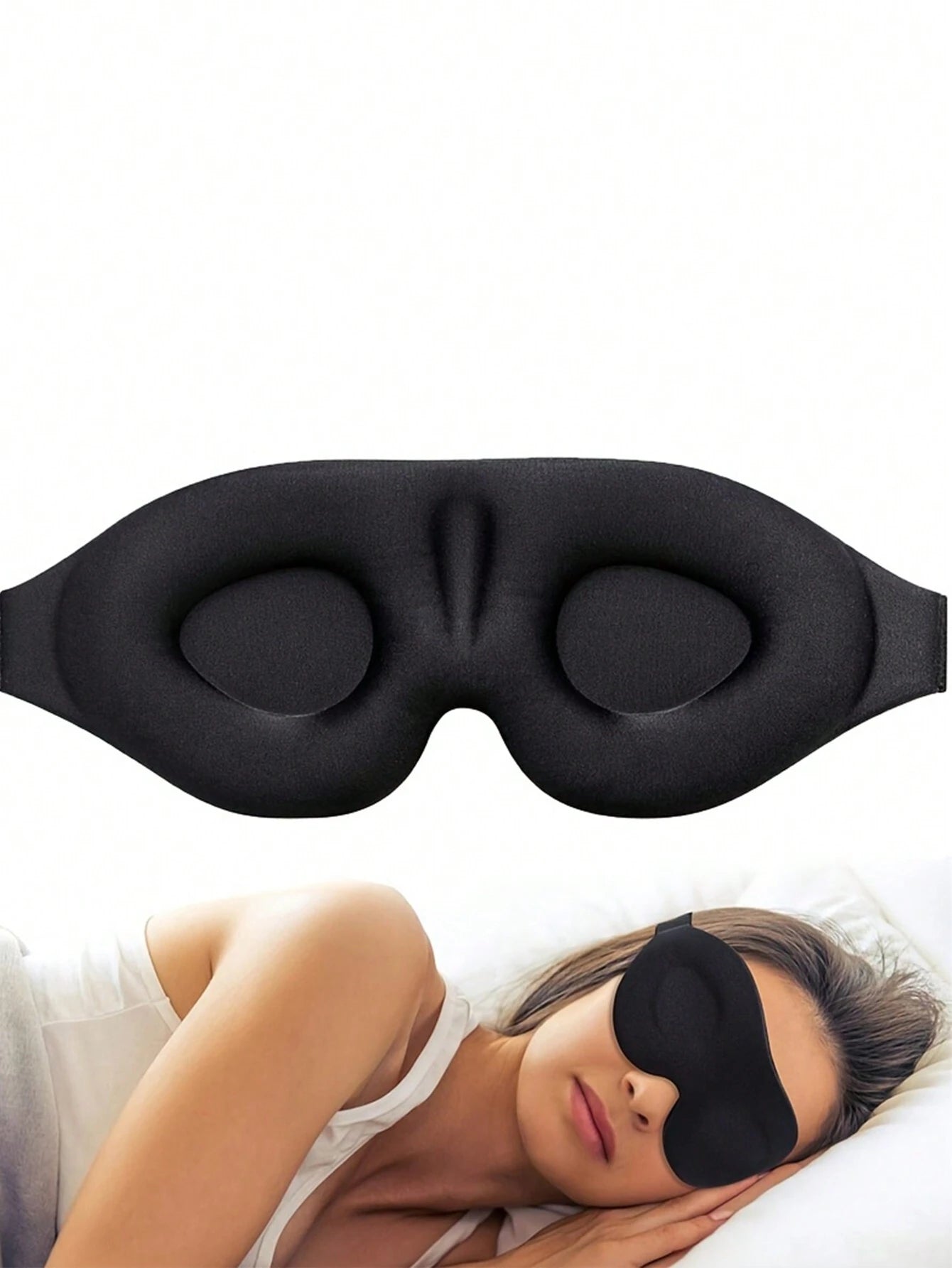 3D Slaapmasker Reizen & Ontspanning | Slaapmasker | Comfortabel en lichtblokkerend oogmasker voor optimale rust