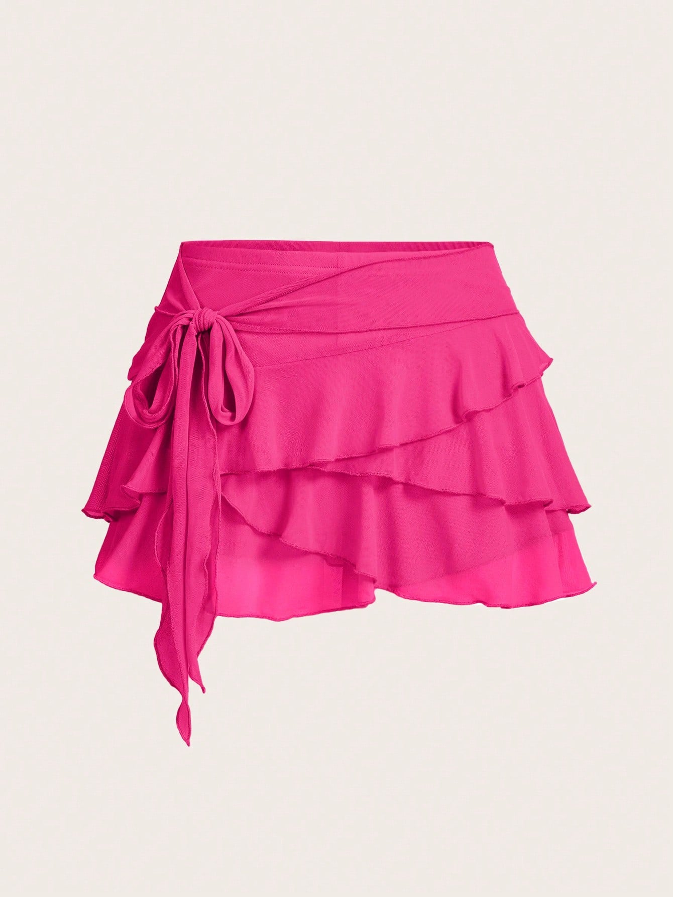 Multi-layer Ruffle Zwarte Rok | Minirrok Dames | Zwarte Y2K rok met lagen en ruches