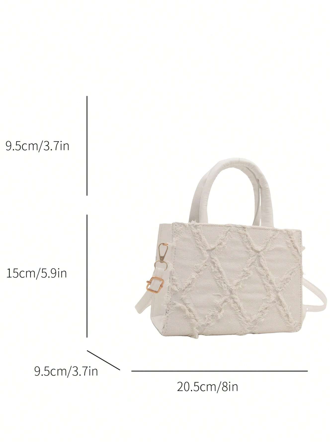 PU Diamant Raster Avondtas | Crossbodytas | Kleine vierkante tas voor dagelijks of feestelijk gebruik