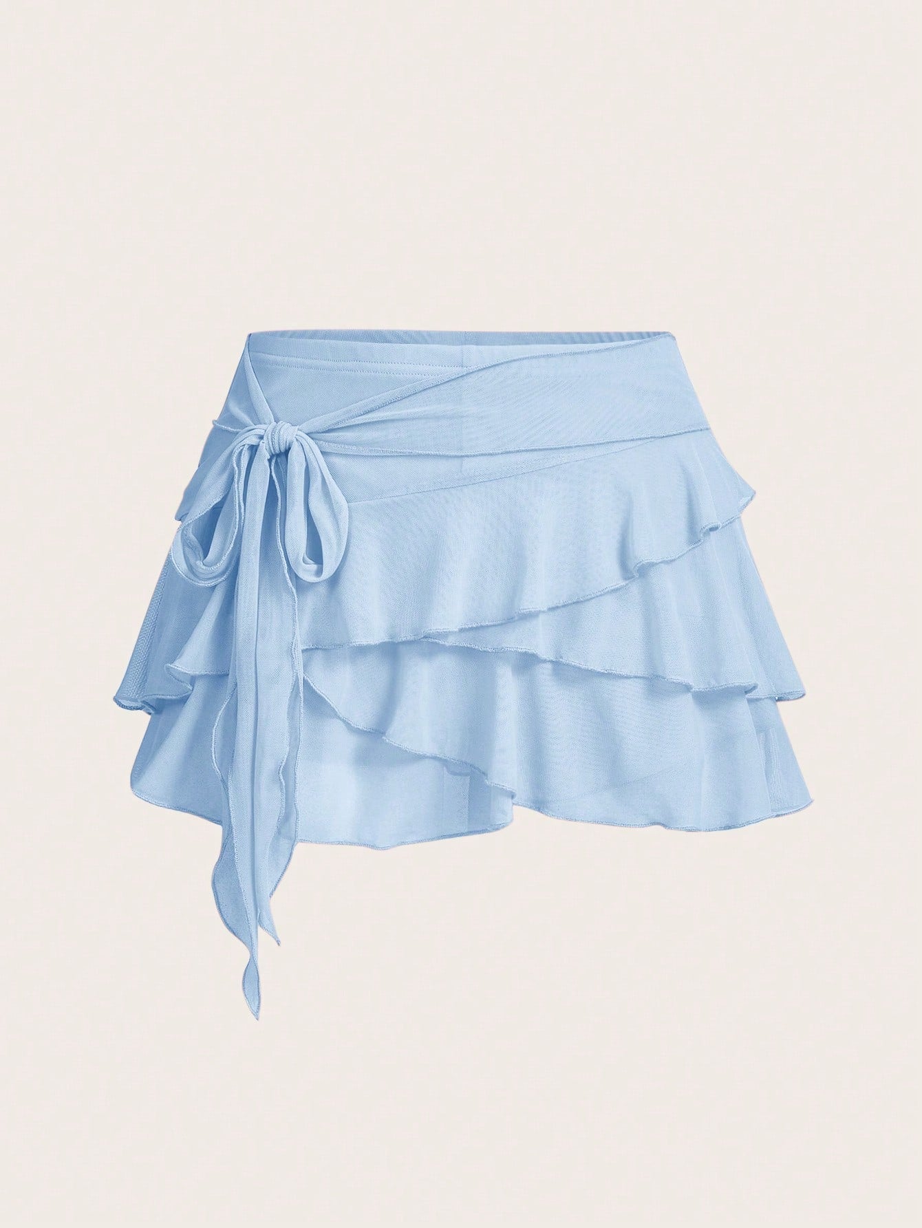 Multi-layer Ruffle Zwarte Rok | Minirrok Dames | Zwarte Y2K rok met lagen en ruches