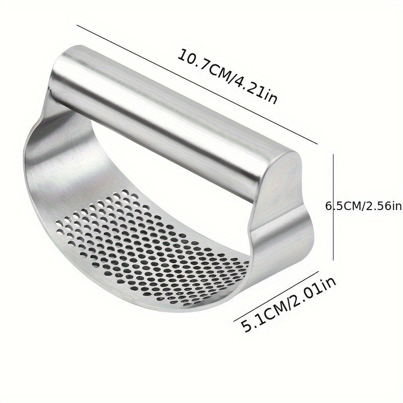 Roestvrijstalen Knoflookpers - Gemakkelijk Schoon te Maken, Duurzaam voor Dagelijks Gebruik