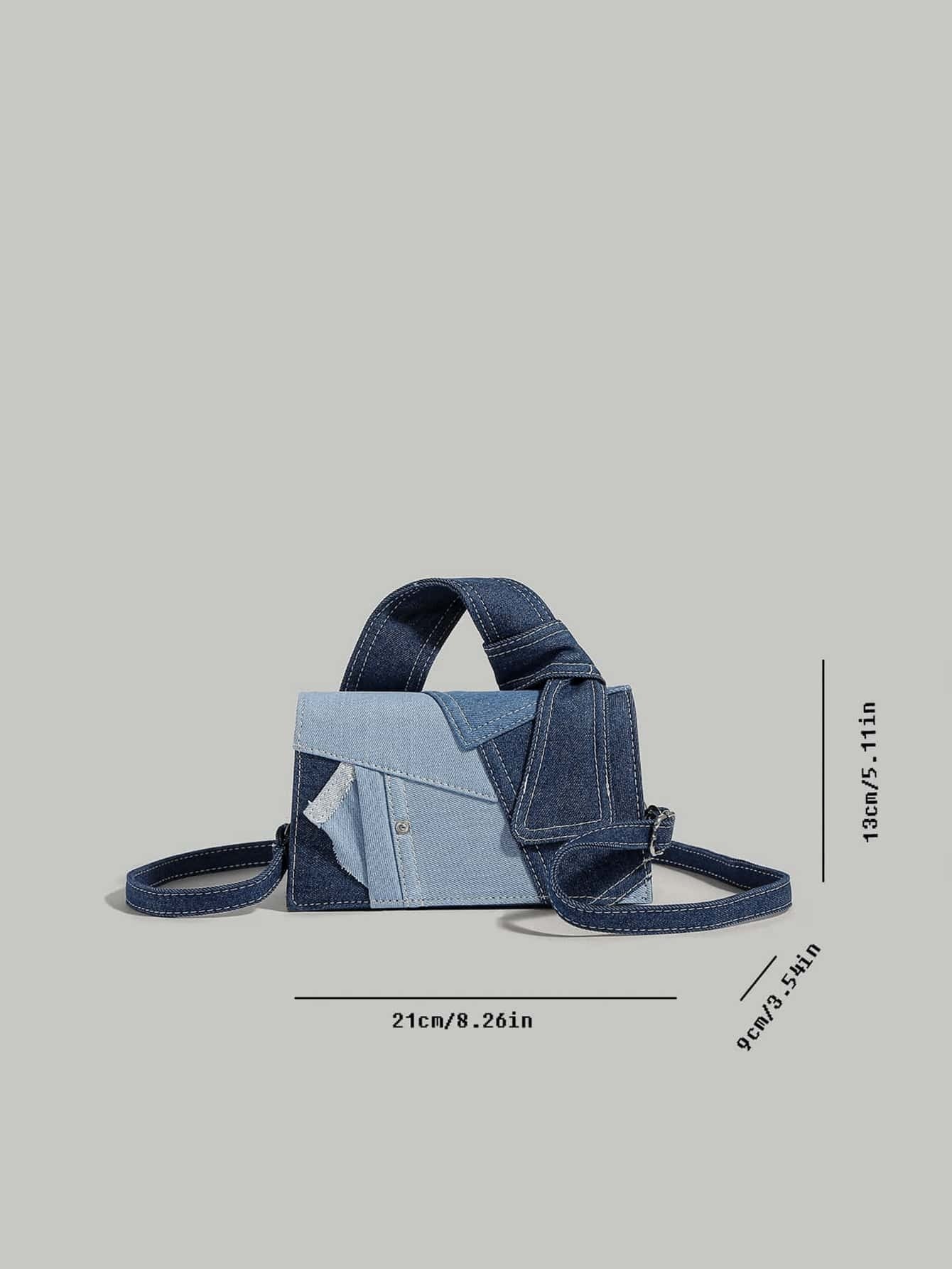 Joker Denim Schoudertas Dames | Crossbodytas | Koreaanse stijl met high sense commuter look