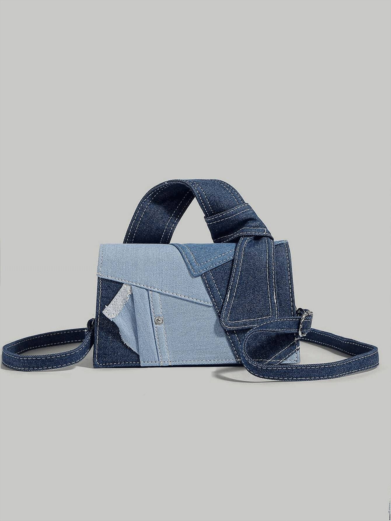 Joker Denim Schoudertas Dames | Crossbodytas | Koreaanse stijl met high sense commuter look
