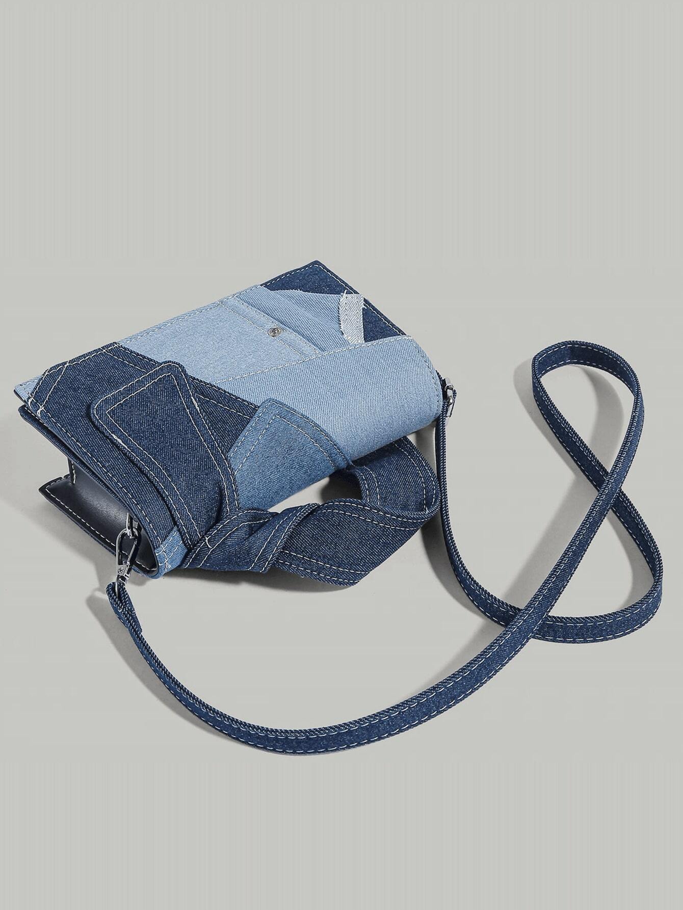 Joker Denim Schoudertas Dames | Crossbodytas | Koreaanse stijl met high sense commuter look