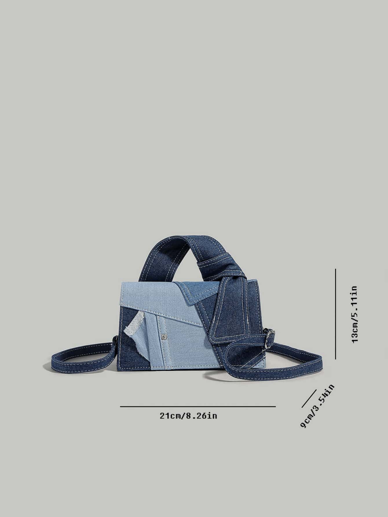 Joker Denim Schoudertas Dames | Crossbodytas | Koreaanse stijl met high sense commuter look