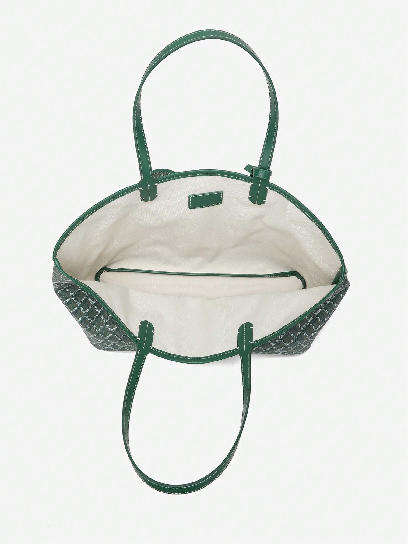 Casual Schouder Handtas Dames PVC | Tote Bag | Lichtgewicht grote tas voor studenten