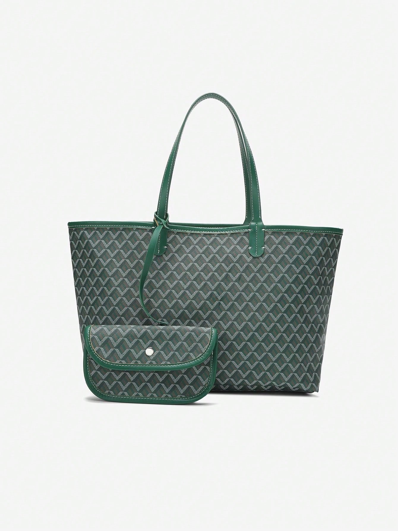 Casual Schouder Handtas Dames PVC | Tote Bag | Lichtgewicht grote tas voor studenten