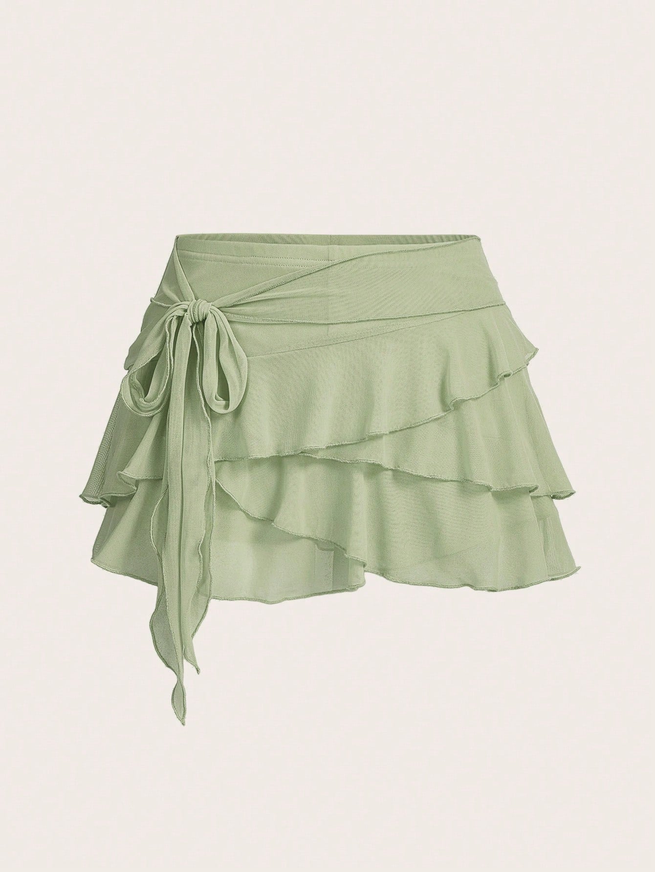 Multi-layer Ruffle Zwarte Rok | Minirrok Dames | Zwarte Y2K rok met lagen en ruches
