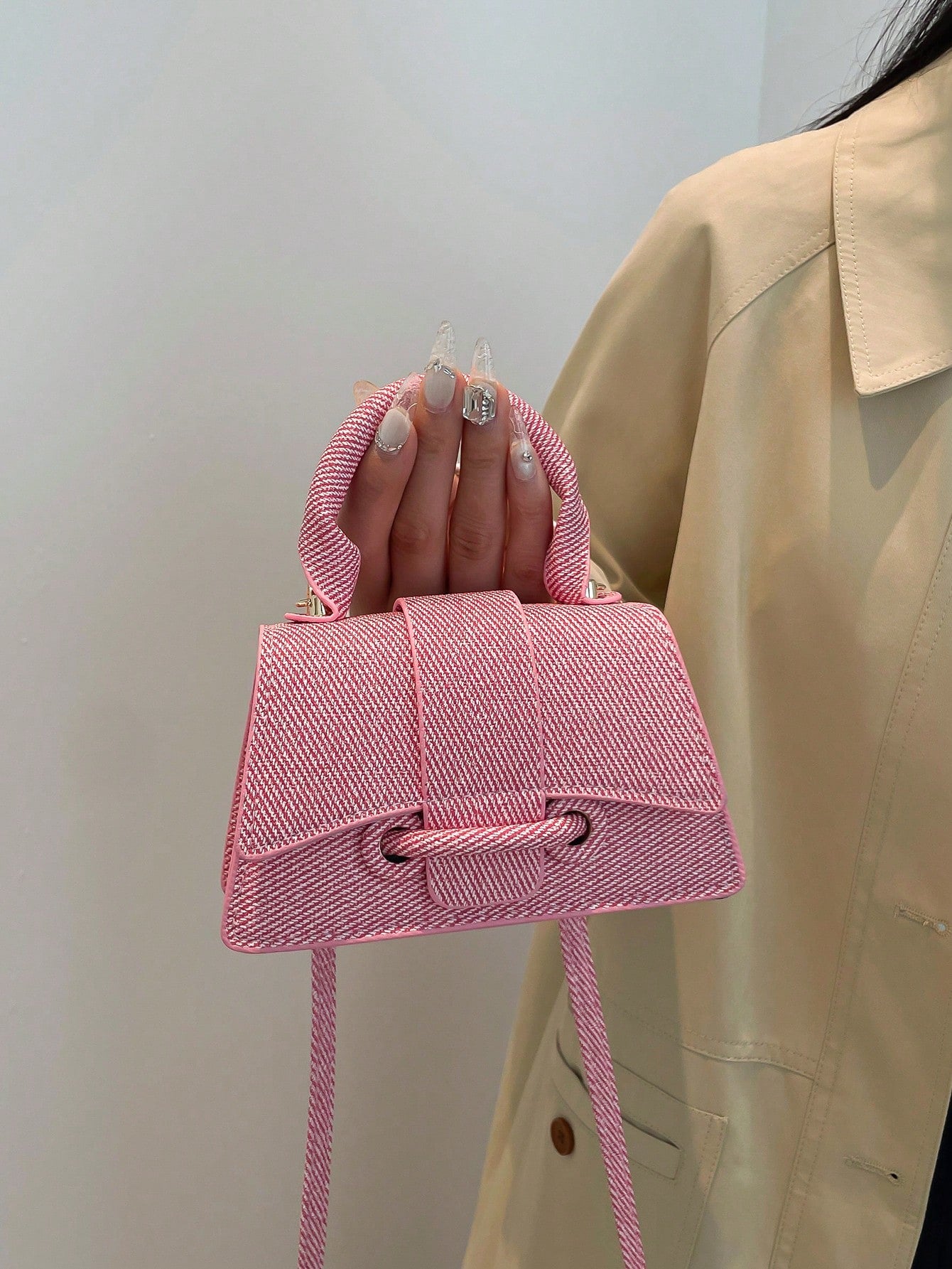 Mini Lippenstift Pouch | Handtas | Kleine vierkante tas voor dames
