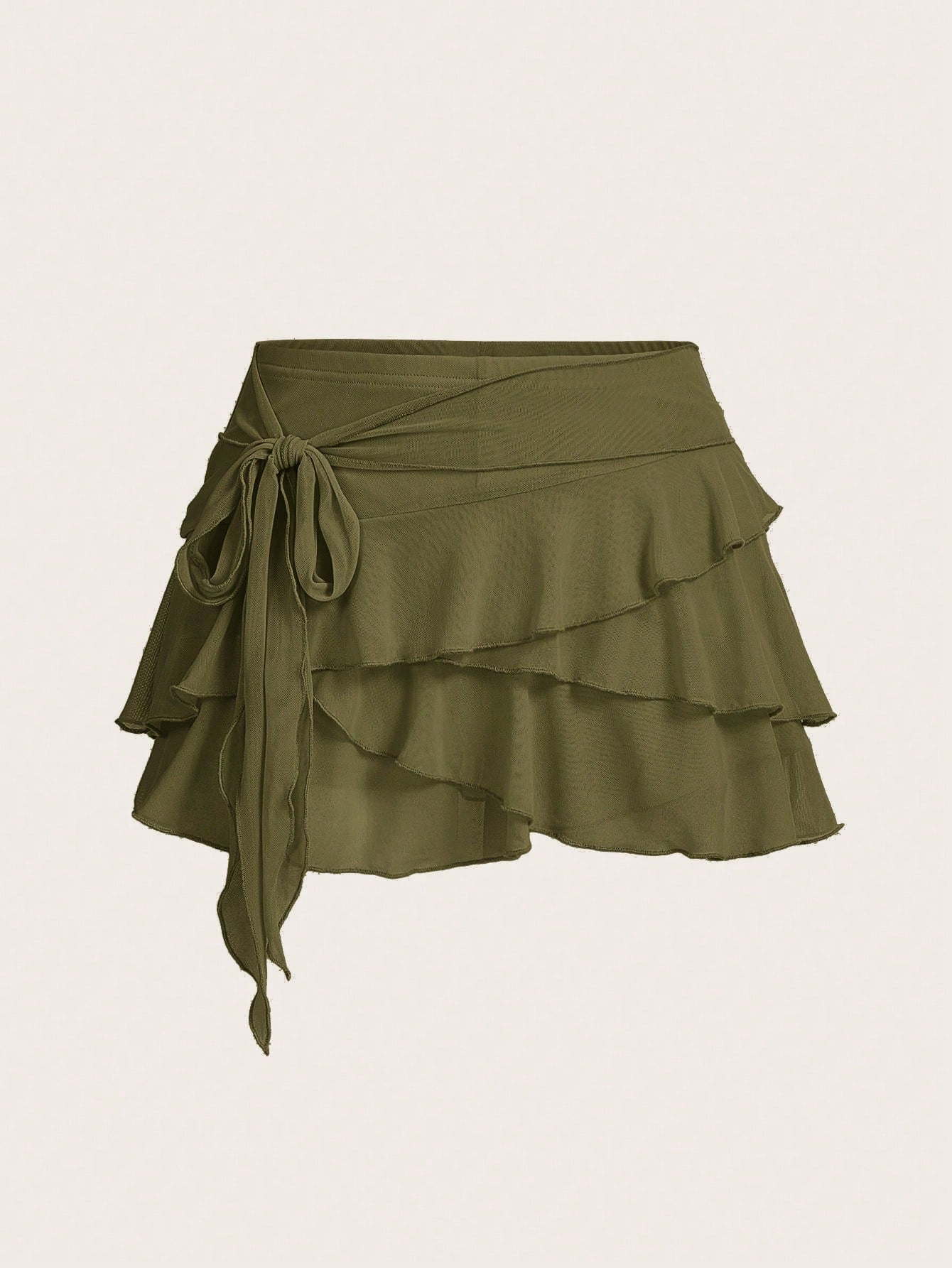 Multi-layer Ruffle Zwarte Rok | Minirrok Dames | Zwarte Y2K rok met lagen en ruches