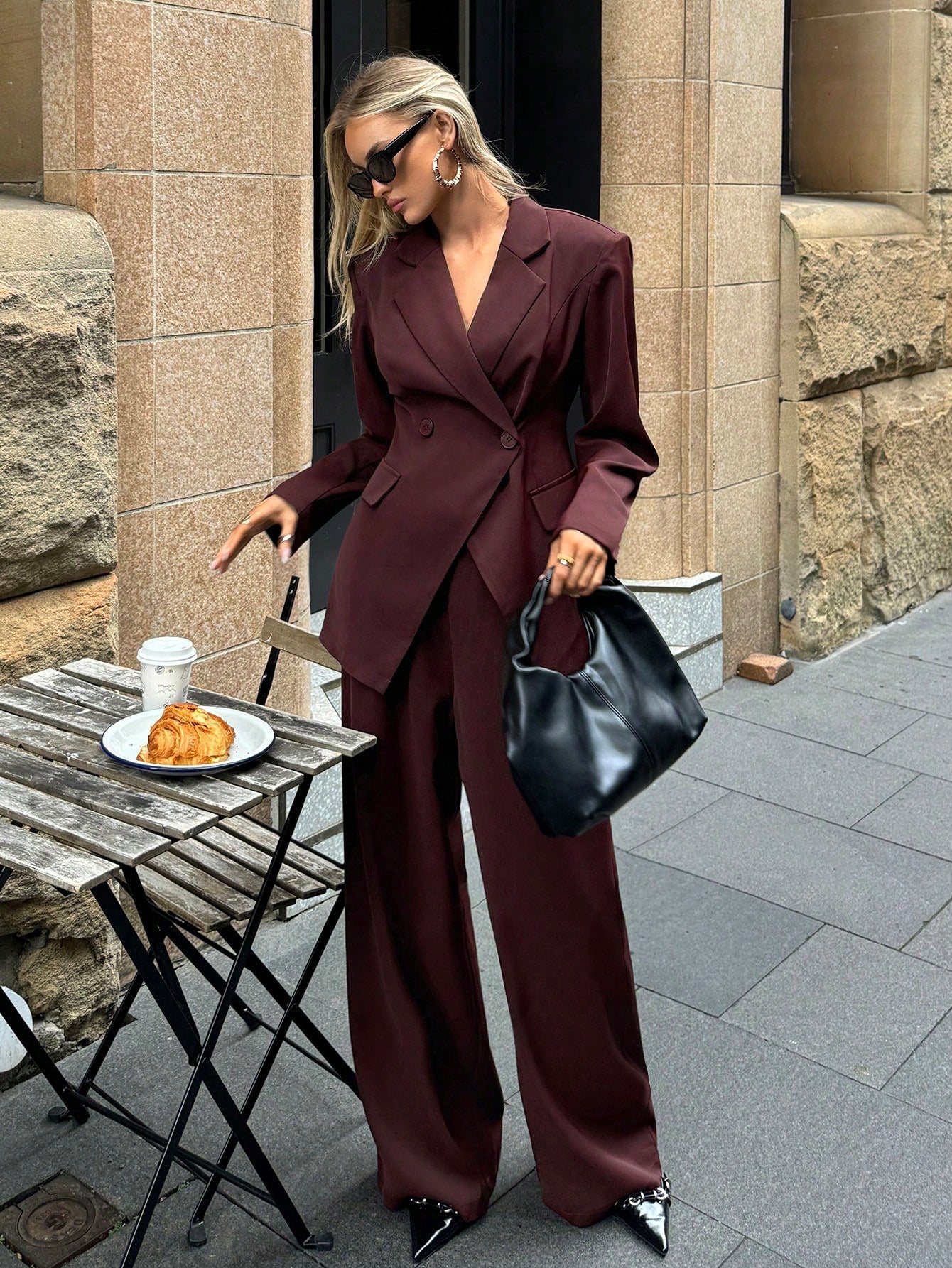 Casual Basisjas en Broekpak | Damespakken | Comfortabele Tweedelige Outfit voor Dagelijks Gebruik