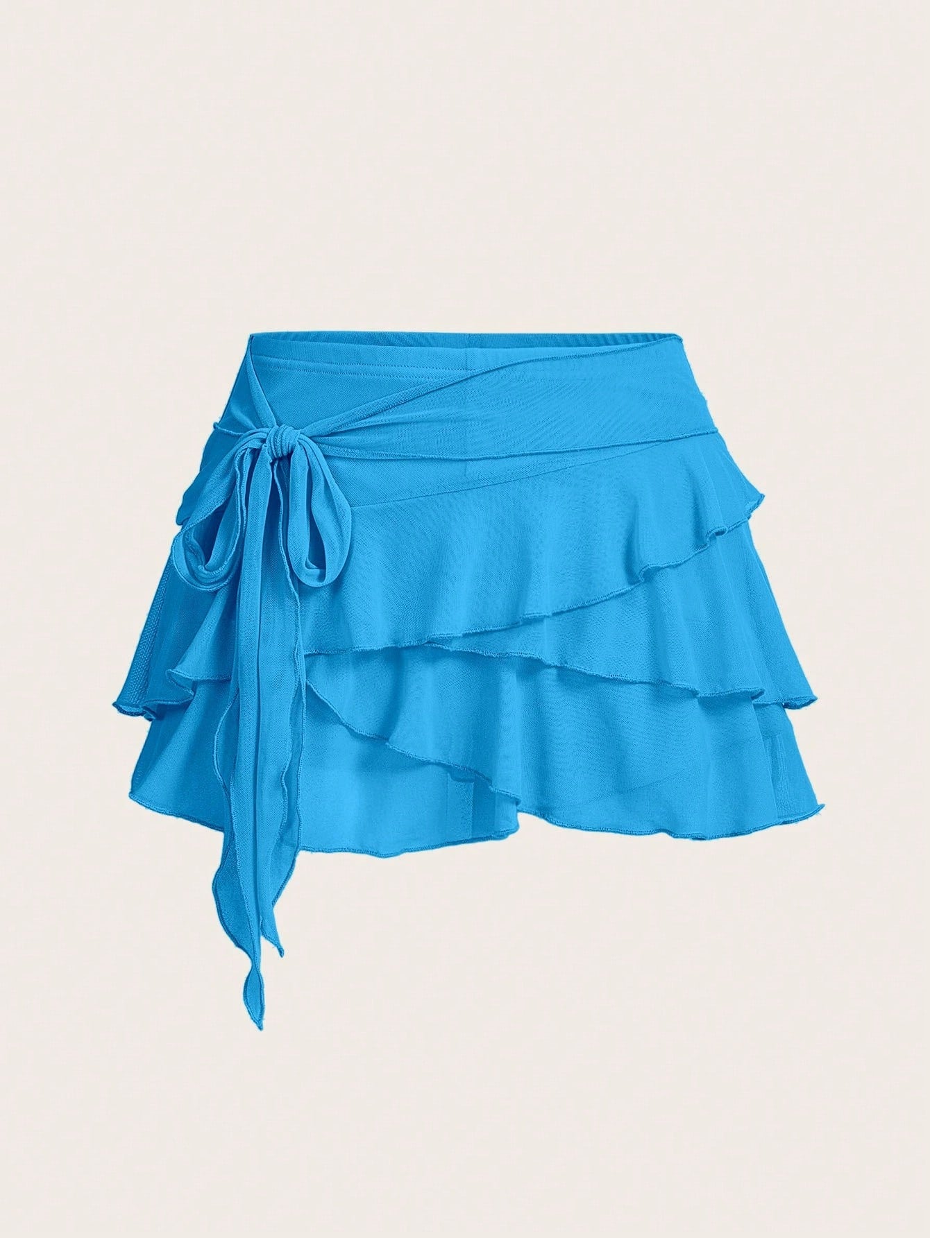 Multi-layer Ruffle Zwarte Rok | Minirrok Dames | Zwarte Y2K rok met lagen en ruches