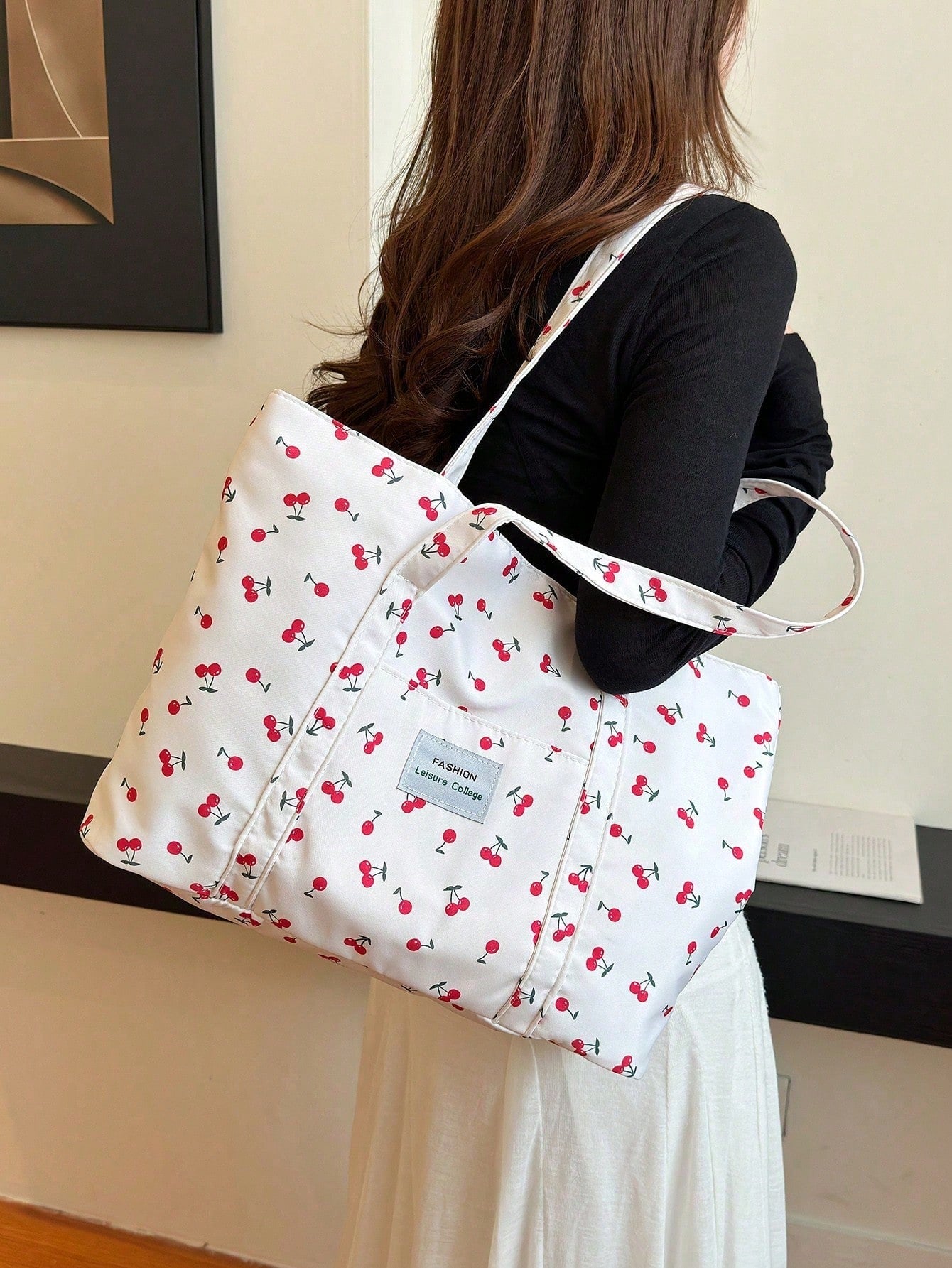 Corduroy Tote Bag Groot Formaat | Schooltas | Voor school, studenten en werk