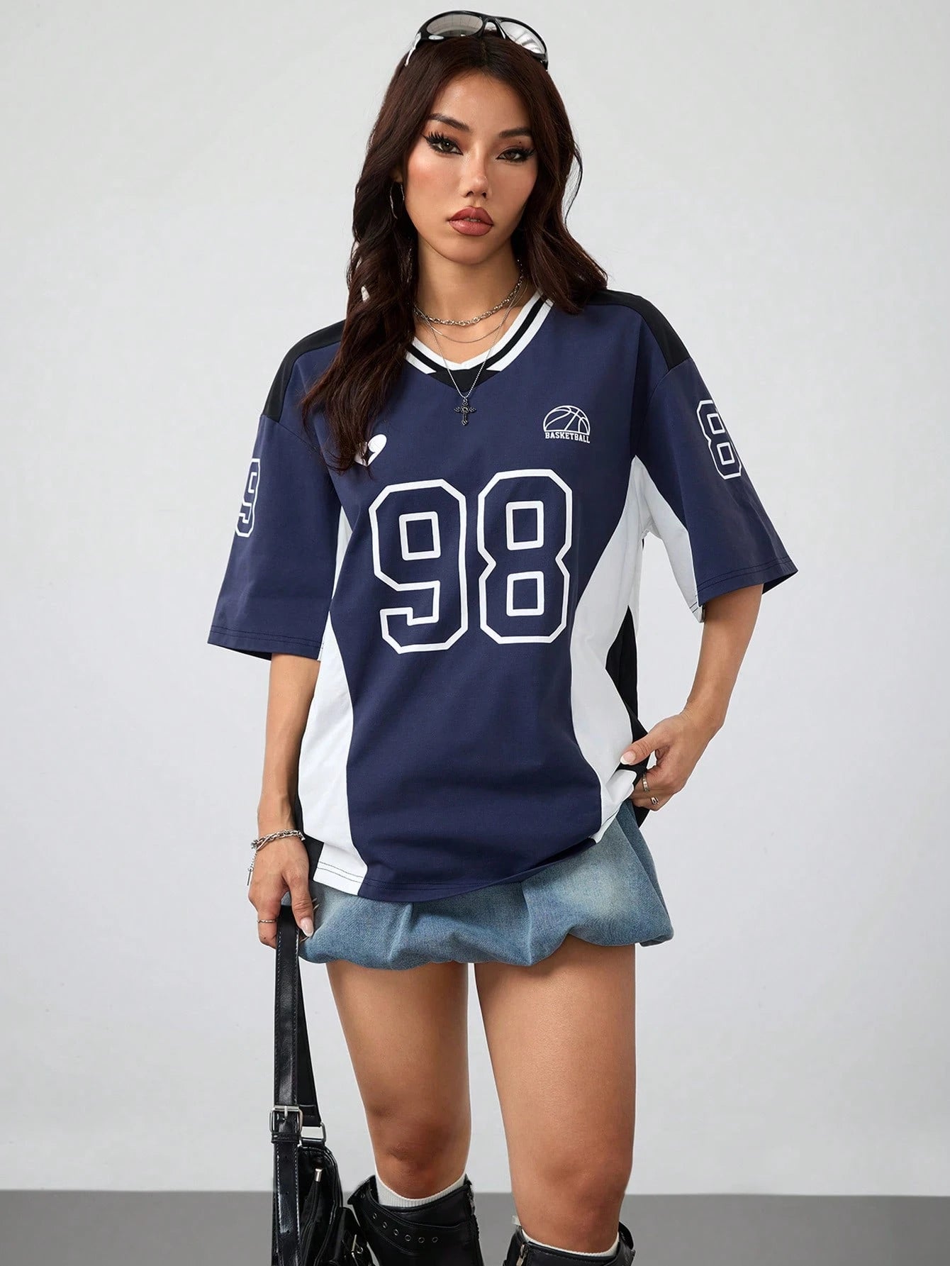 Motorfiets Stijl Sport T-shirt | Dames Sportkleding | Casual Sport T-shirt met Ritssluiting
