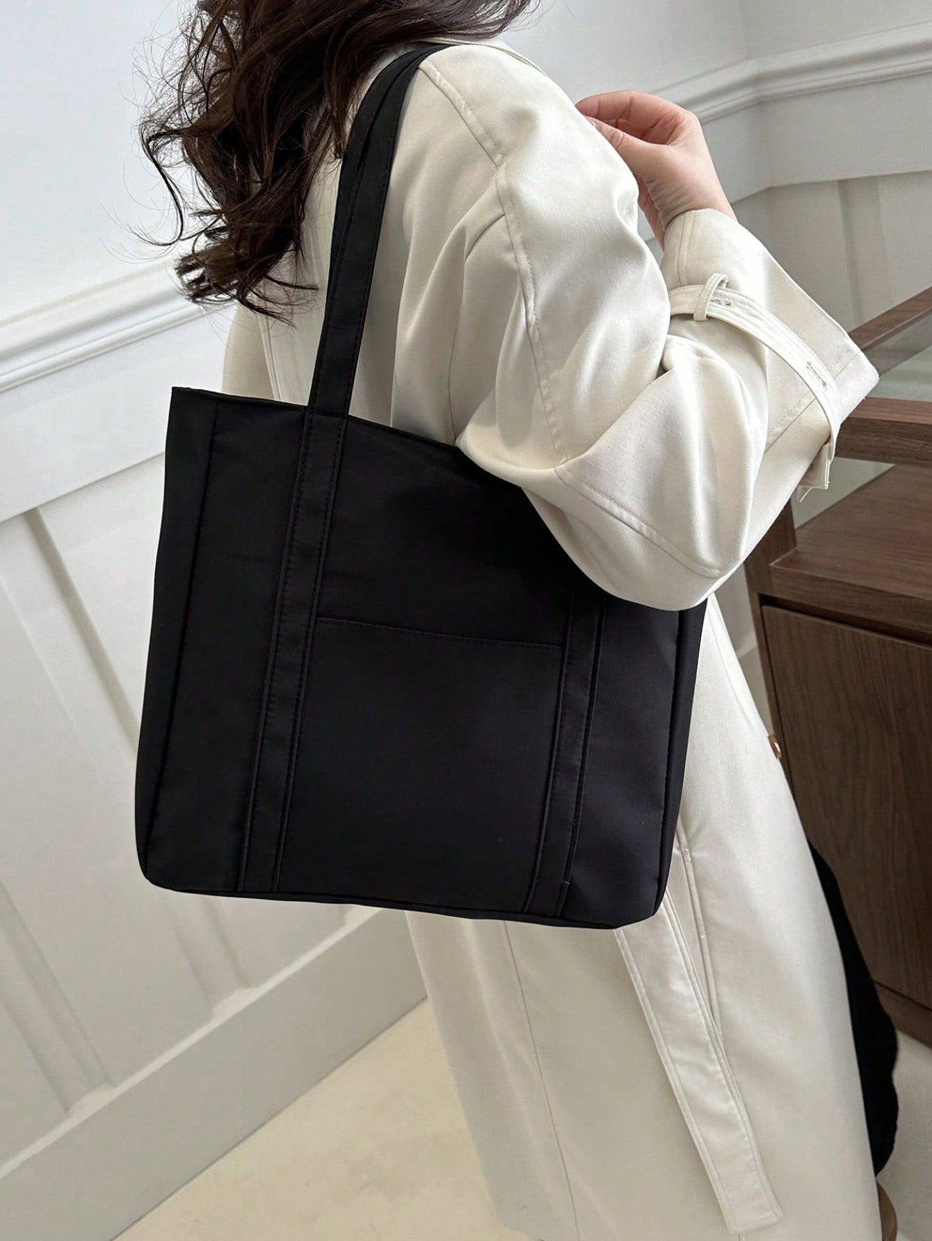 Canvas Schoudertas Voorjaar/Zomer | Schoudertas | Grote casual tas voor werk of school