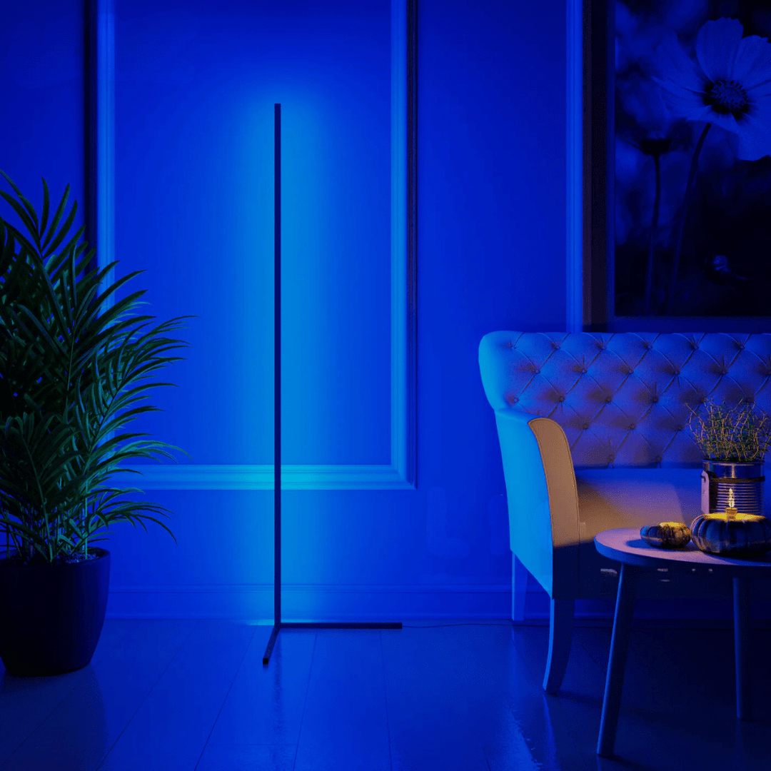 Ambiance Dimbare LED Vloerlamp – Luxe Verlichting met 1+ Miljoen Kleuren
