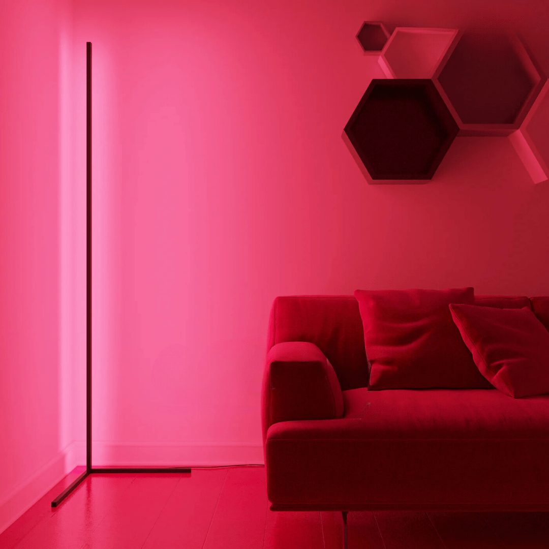 Ambiance Dimbare LED Vloerlamp – Luxe Verlichting met 1+ Miljoen Kleuren