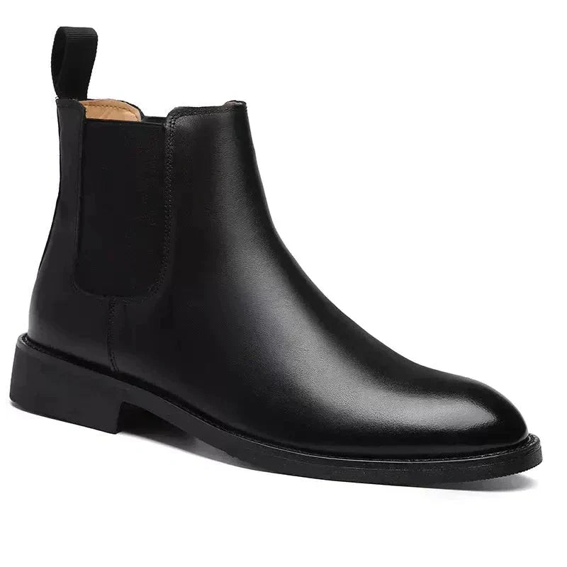 Giovanni | Luxe Kalfs Suède Chelsea Boots met Leren Binnenzool