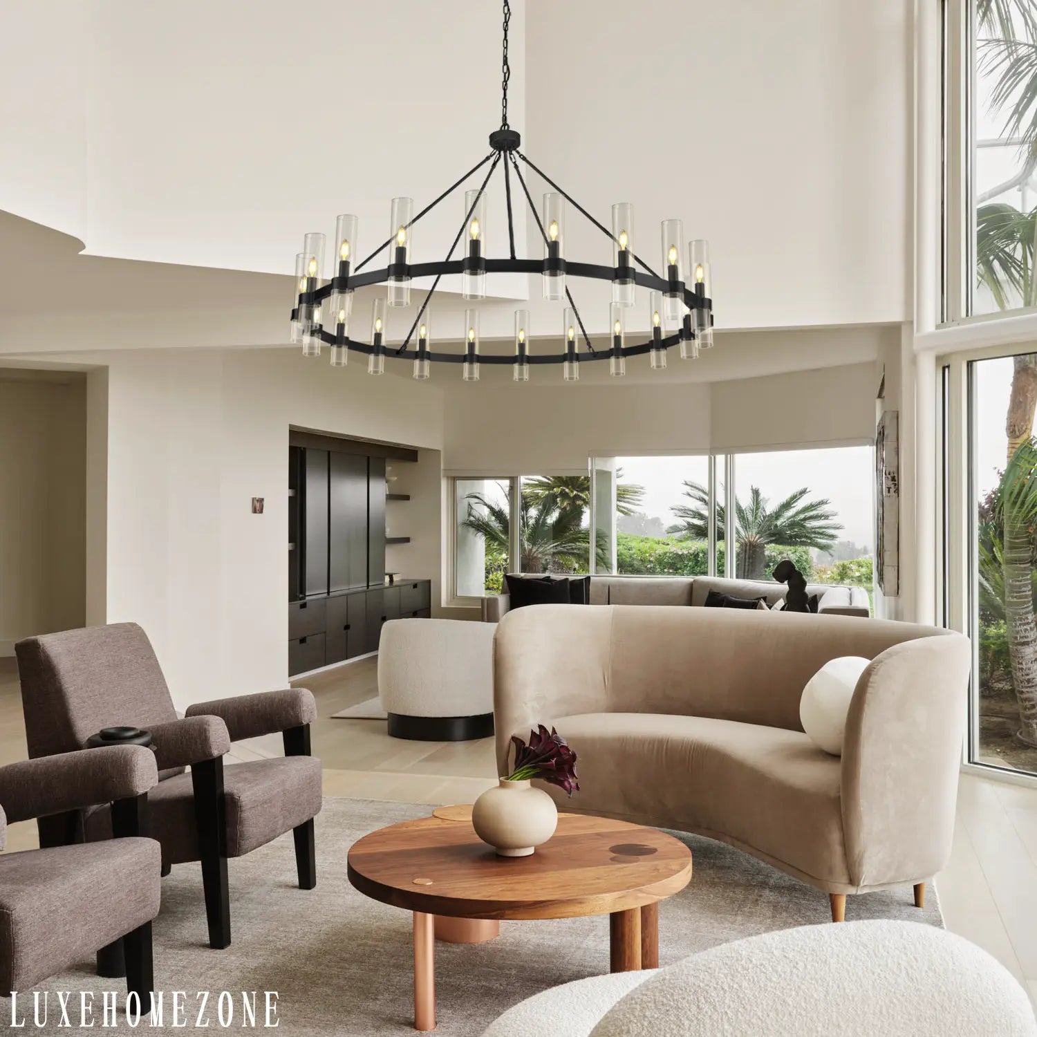 Farmhouse Wagon Wheel Kroonluchter