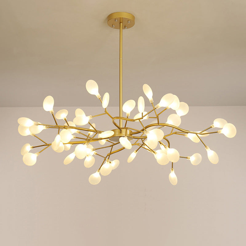 Simplicity Vertakte Vuurvliegkroonluchter | Moderne LED Vuurvlieg Acryl Kroonluchter G9 Fitting 110V/220V Dia 78cm/85cm/115cm Tijdloos Ontwerp Plafondlamp Verlichting