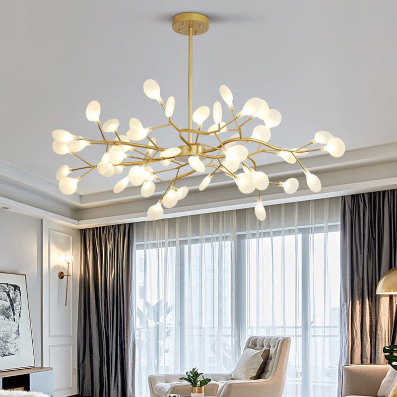 Simplicity Vertakte Vuurvliegkroonluchter | Moderne LED Vuurvlieg Acryl Kroonluchter G9 Fitting 110V/220V Dia 78cm/85cm/115cm Tijdloos Ontwerp Plafondlamp Verlichting