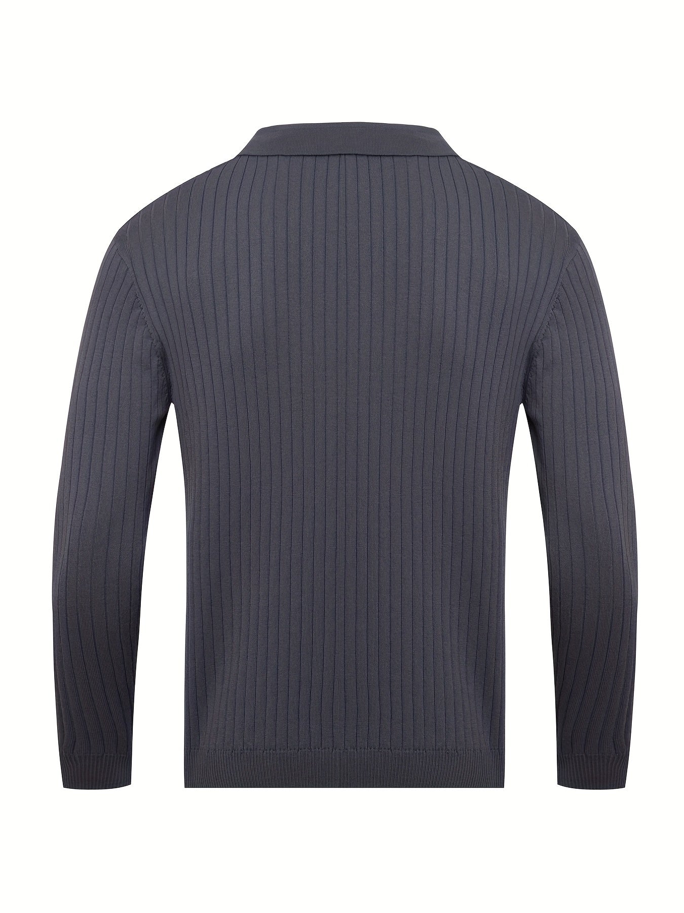 Heren Polo Trui Merinowol V-Hals - Stijlvolle Revers - Regular Fit - Aristone - AR 12 - Essential in Meerdere Kleuren