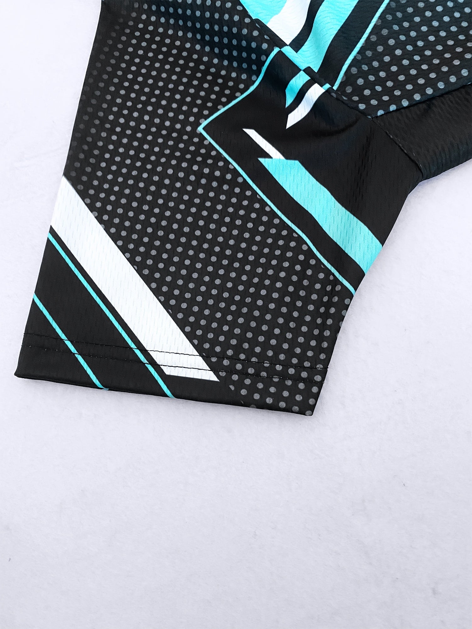 Gestroomlijnd streep wielershirt | Wielerkleding | Snelheidsfiets Jersey