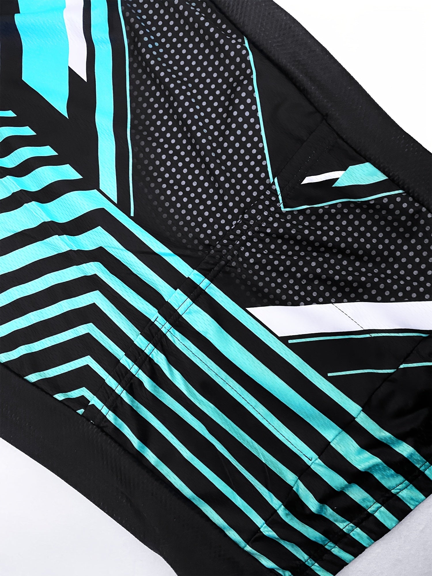 Gestroomlijnd streep wielershirt | Wielerkleding | Snelheidsfiets Jersey