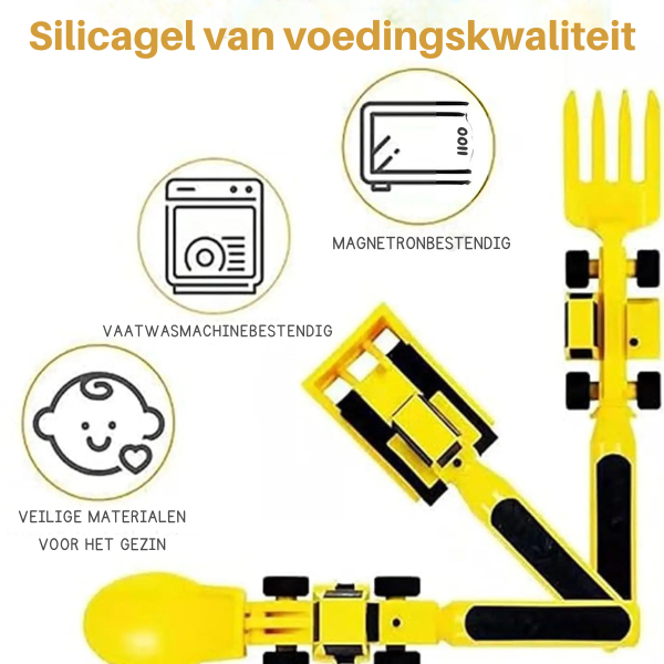 Digger™ Speels kinderservies - 3 varianten