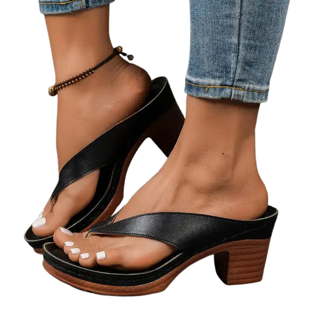 Sophia - Comfortabele en stijlvolle orthopedische sandalen met hoge hak
