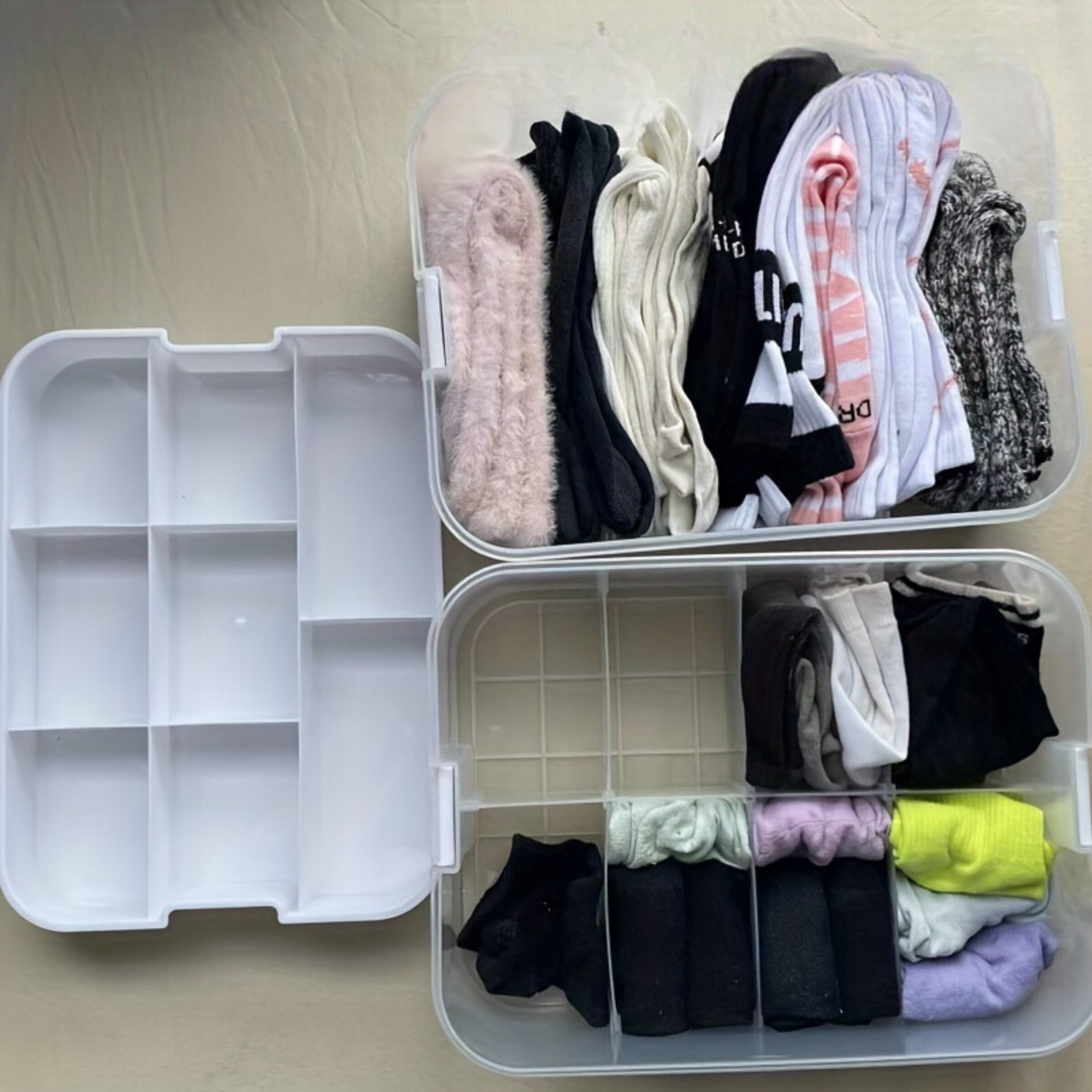 Stackable Storage Box with Lid™ - Opbergbox met Deksel – 1/2/3/4/5-laags Stapelbare Organizer voor Speelgoed en Kleine Spullen