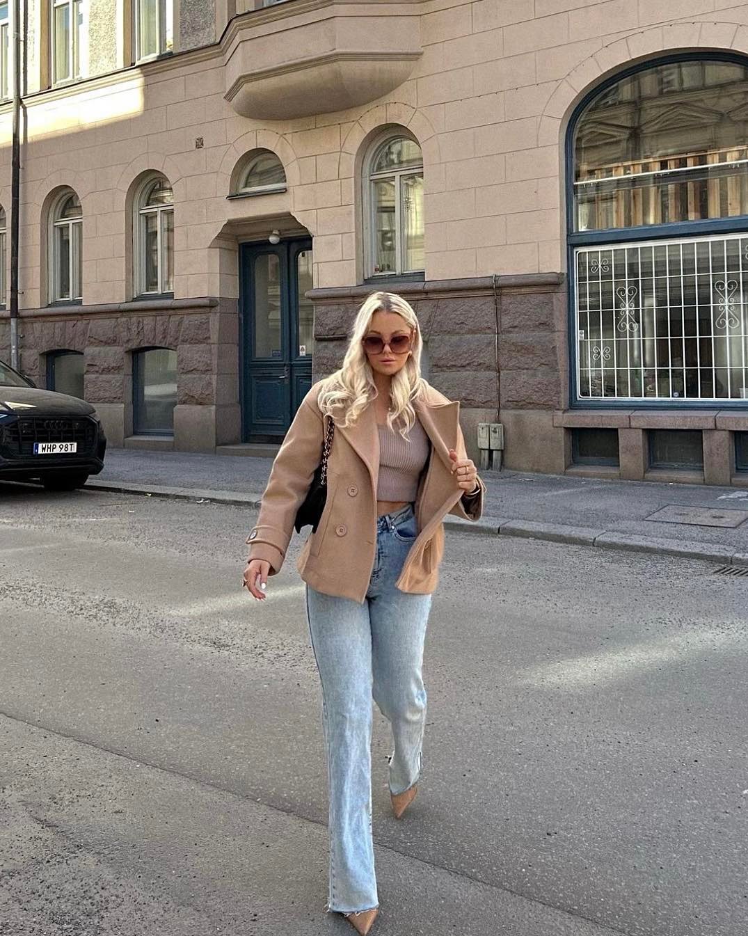 Cropped Jas Dames - Regular Fit - Trendy Design - Essential Elegance