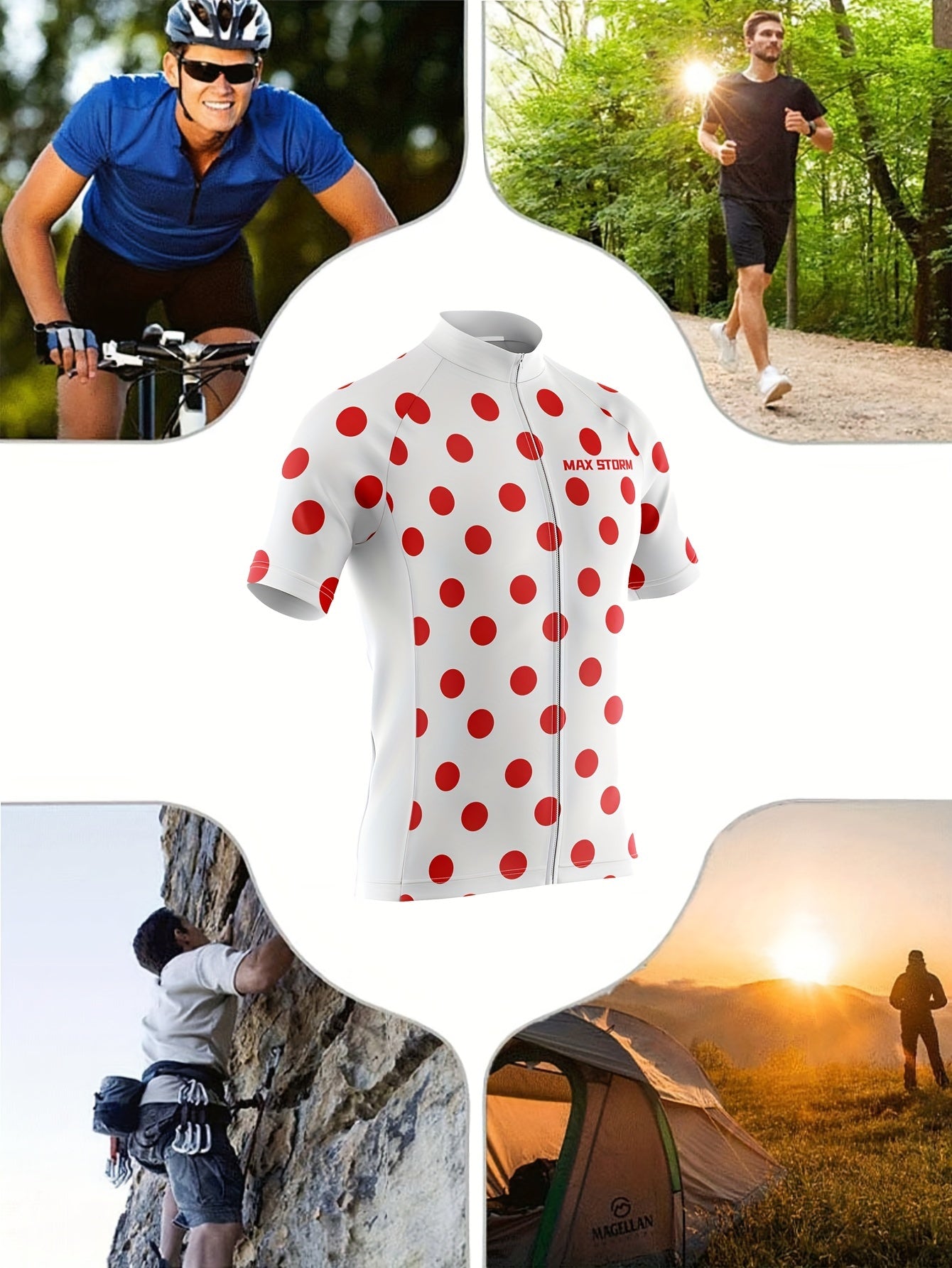 Stippen race wielershirt | Wielerkleding | Raceklasse Fietsjersey