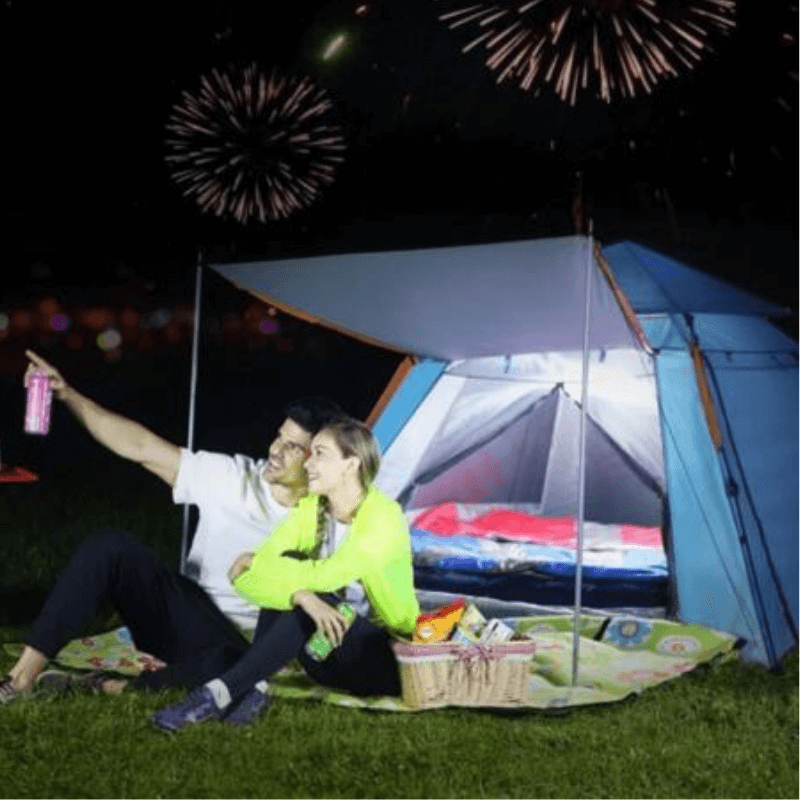 Snelle Tent 2-4 Persoons – Waterdicht, Lichtgewicht, Oxford Doek met Ventilatie