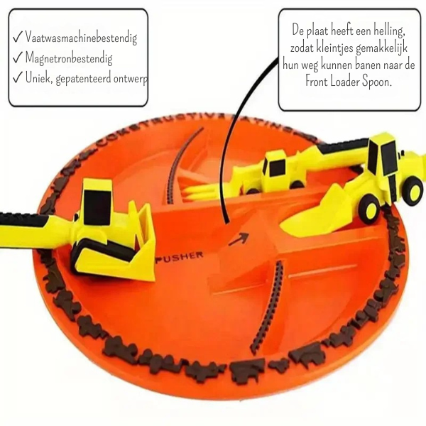 Digger™ Speels kinderservies - 3 varianten