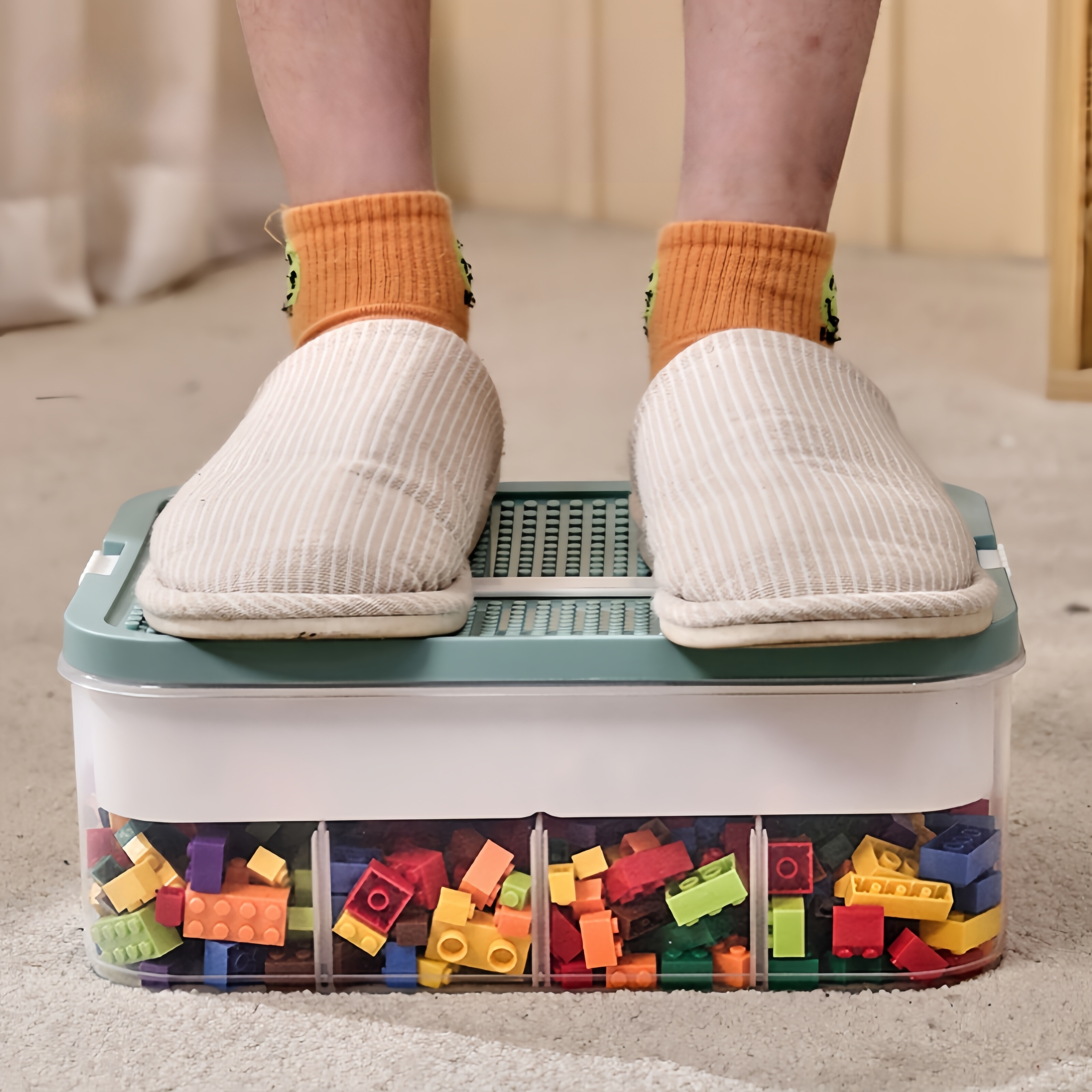 Stackable Storage Box with Lid™ - Opbergbox met Deksel – 1/2/3/4/5-laags Stapelbare Organizer voor Speelgoed en Kleine Spullen