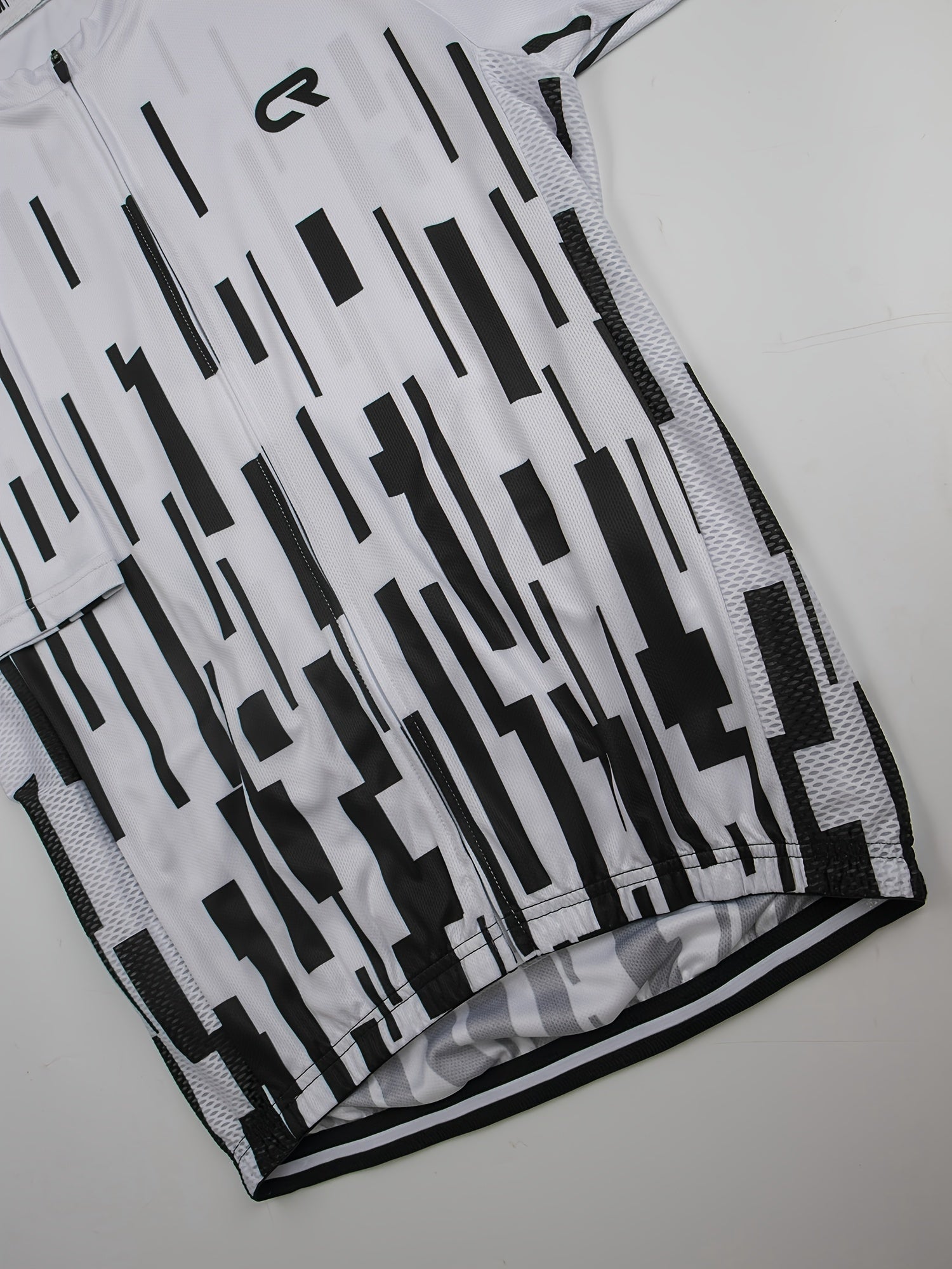 Dynamisch patroon wielershirt | Wielerkleding | Sportief Fietsjersey