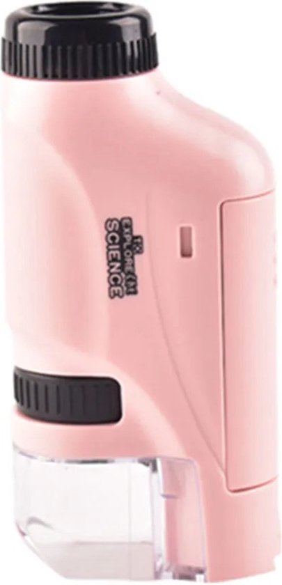 Draagbare Microscoop - Mini Explorer , 60x-120x Vergroting, Educatief Wetenschapsspeelgoed, +2 Jaar